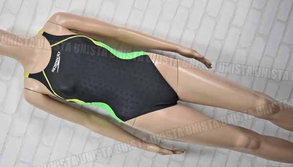SPEEDO スピード SD46B531 FLEX-Σ Ⅳ フレックスシグマ エイムカットスーツⅣ FINA 女子競泳水着 ブラック・イエロー