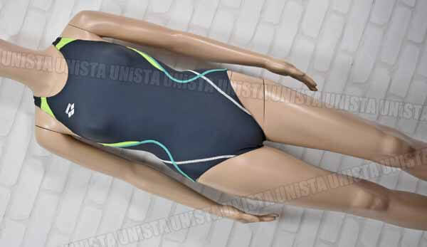 ARENA アリーナ FAR-4511W UROKOSKIN ウロコスキン 着やストラップ FINA 女子競泳水着 ダークグレー
