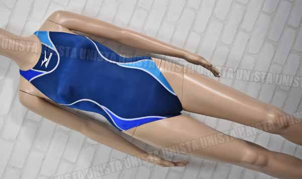 MIZUNO ミズノ 85OF-050 Accel Suits WATERGEGE アクセルスーツウォータージーン ハイカット FINA 女子競泳水着 ネイビー