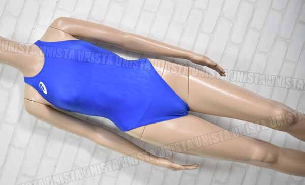 ASICS アシックス ALS85T HYDRO CD ハイドロCD 女子競泳水着 ブルー (4)